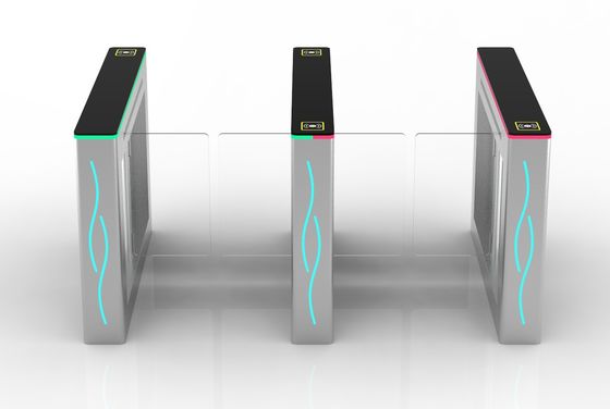 高セキュリティ IP54 スピードゲートターンスタイル RS485/TCP/IP 電子ターンスタイルゲート