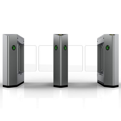 IP54 保護されたスイングターンスタイルゲート RS485/TCP/IP インターフェイス付きの銀色操作