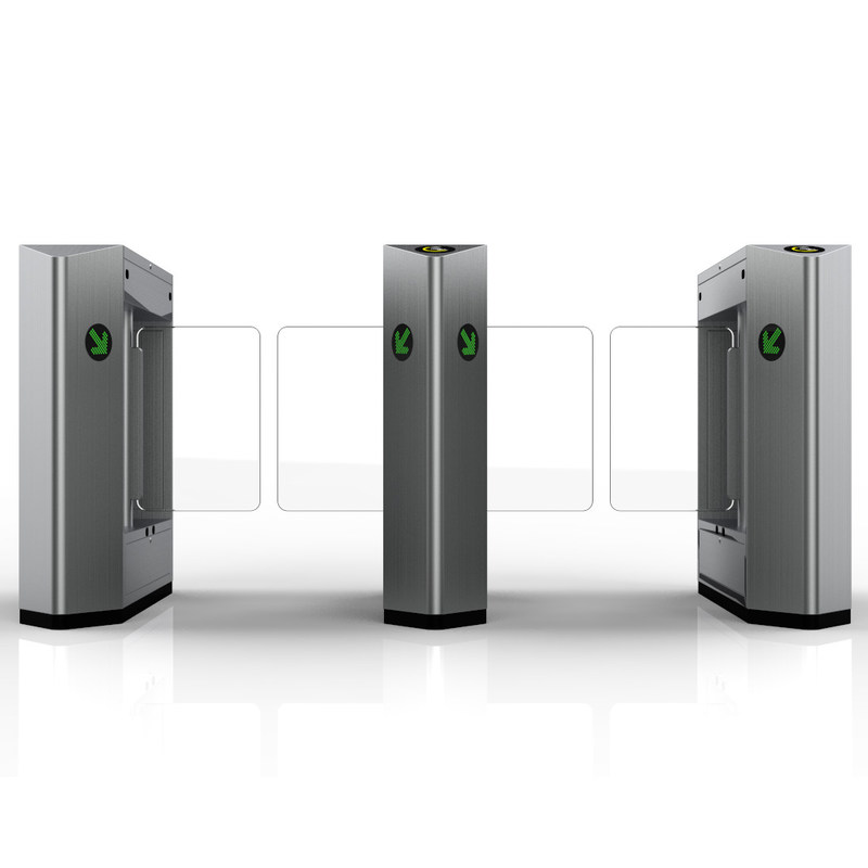 IP54 保護されたスイングターンスタイルゲート RS485/TCP/IP インターフェイス付きの銀色操作
