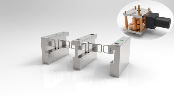 歩行者のアクセス管理の回転木戸のゲート、回転木戸のセキュリティ システム4組のIRセンサー